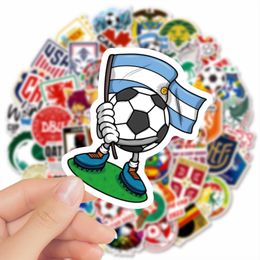 50Pcs Cartoon Football Stickers for Kids Skate Accessories Vinyl Waterproof Sticker For Skateboard Laptop Luggage Phone Case Decals Party Decor