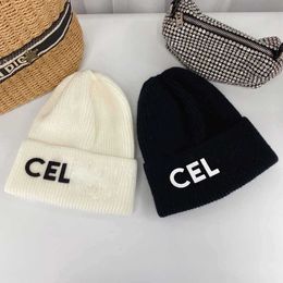 Beanie/Skull Caps Knitted Beanie Winter Hat Casual Knitted Skull Cap Skullies Beanies Women Men Winter Wool Warm Cap Knit Beanies Elastic Unisex T221113