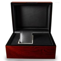 Watch Boxes High Quality Luxury Bright Paint Brand Wooden Box For Jewellery Decoration Display Storage