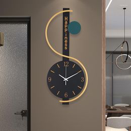 Wall Clocks Design Metal Watch Mechanism Large Silent Luxury Precise Quartz Personalised Horloge Home Accessories Zegar