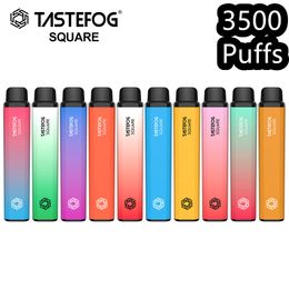 QK Tastefog Disposable Vape 3500 Puff Pods CE with Rechargeable Battery For USA & AU market Blueberry Bubblegum Premium 10 Mixed Flavors Mesh Coil