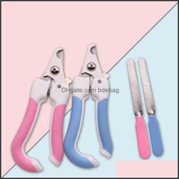 Dog Grooming Pet Grooming Beauty Tools Stainless Steel Nail Clippers Dog Cats Supplies Nails Cutters Set Pets Accessories Animal Tri Dhsm8