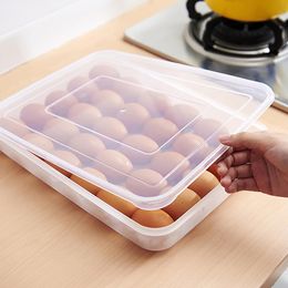 30 Grids Plastic Egg Storage Containers Box Refrigerator Organiser Drawer Egg Fresh-keeping Case Holder Tray Kitchen Accessories