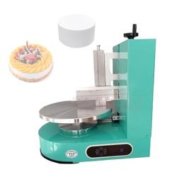 Electric Birthday Cake Cream Coating Filling Machine 4-12Inch Cakes Cream Butter Spreading Daubing Icing Maker