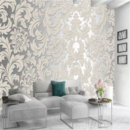 Wallpapers Home Decor 3d Wallcovering Wallpaper European-style Classic Floral Pattern Elegant Living Room Bedroom Kitchen