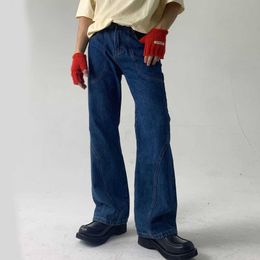 Jeans da uomo Uomo lavato pantaloni denim casual larghi vintage uomo stile coreano moda streetwear pantaloni Hip Hop T221102