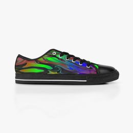 GAI GAI Men Shoes Custom Sneaker Hand Painted Canvas Womens Fashion Laser Low Cut Breathable Walking Jogging Women Trainers