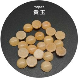 Wholesale 4/6/8/10/12/14mm Yellow Jade Natural Stone Round Assorted Colours Loose Beads No Hole Handmade DIY for Jewellery Making