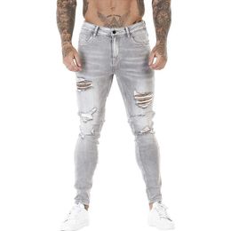 Men's Jeans GINGTTO Skinny Jeans Men Streetwear Pants Male Trousers Denim Autumn Hiphop Elastic Full Cotton High Waist Stretchy Fabric 1131 T221102