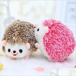 Party Favour 12Cm Hedgehog Doll Stuffed Plush Toy Key Chain Pendant Plushs Toys Animal Gift For Kids Rre14671 Drop Delivery Home Gard Dhzxa