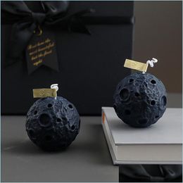 Candles Ins Style Diy Gift Box Set Moon Aromatherapy Candle Bedroom Creative Decoration With Hand Spherical Drop Delivery Home Garden Dhxer