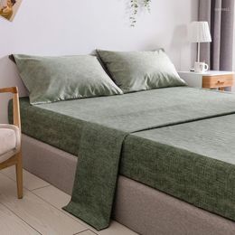 Bedding Sets Plain Color 3/4 Pcs Hight Quality Set Contains Bed Sheet Pillowcase Comforter Bedclothes Cover Linen Cotton Mattress