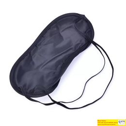 High quality 2500Pcslot Shade Eyeshade Sleep Rest Travel Eye Masks Nap Cover Blindfold Skin Health Care Treatment Black Sleep