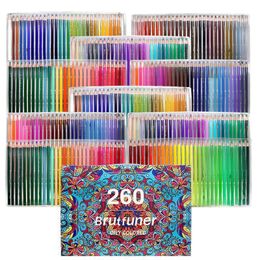 Pencils Brutfuner 260 Color Colored Pencils Art Professional Student Drawing for adults Lapis De Cor For School Art Supplies 221111