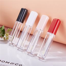 Empty Lip Gloss Tubes Square Lipgloss Tube Bottle Packaging Containers Refillable Bottles