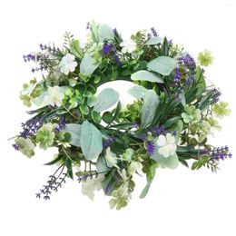 Decorative Flowers Wreath Eucalyptus Garland Berry Bridal Faux Greenery Window Artificial Farmhouse American Wedding Springdoor