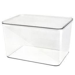 Акриловая ящик для хранения очень прозрачная пластиковая домашняя домашняя кухня кухня и ящик для сортировки одежды ящики на Распродаже