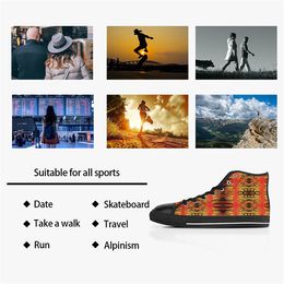 Shoes Men Custom shoesCanvas casual Sneakers Women Fashion Beige Mid Cut Breathable Walking Jogging Trainers67181