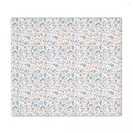 Table Mats Kitchen Dish Drying Mat Terrazzo Marble Illustration Washable Counter Pad Absorbent Drainer 16"x18"