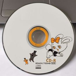 CD Player Wholesale 50 Discs A 52x 700 MB Blank White Rabbit Printed CDR 221115