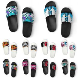 Custom Shoes PVC Slippers Men Women DIY Home Indoor Outdoor Sneakers Customised Beach Trainers Slip-on color300