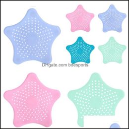 Colanders Strainers Stars Drain Philtre Screen Kitchen Bathroom Sewer Sieve Strainers Home Anti Blocking Hair Outfall Colanders Con Dhwsx