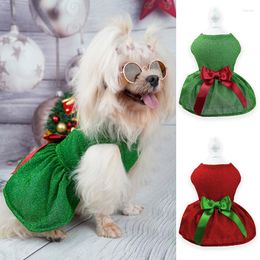 Dog Apparel Pet Skirt Shiny Series Dress Funny Halloween Cat Dresses Small Clothing Cosplay Costume Christmas Up