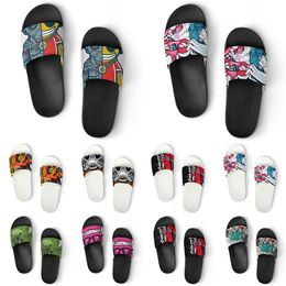 Custom Shoes PVC Slippers Men Women DIY Home Indoor Outdoor Sneakers Customised Beach Trainers Slip-on color210