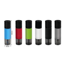 Colorful Pipes Kit Portable Hookah Shisha Smoking Waterpipe Dry Herb Tobacco Filter Bong Silicone Cigarette Holder Car Vehicle Easy Clean Smoking factory outlet