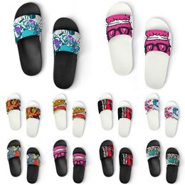 Custom Shoes PVC Slippers Men Women DIY Home Indoor Outdoor Sneakers Customised Beach Trainers Slip-on color284