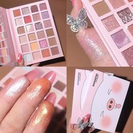 Eye Shadow 24 Colours Pig Eyeshadow Palette Glitter Pearlescent Waterproof Palettes Ins Super Fire Earth Colour Beginner