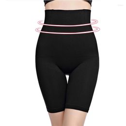 Women's Shapers High Waist Control Panties Black Beige Abdomen Slimming Tummy Trimmer BuLifter Underwear Body Shapewear