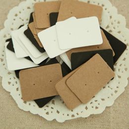 Gift Wrap Wholesale 50PCS Pro Display Type Earring Ear Studs Holder Hang Hanging Kraft Paper Cards Packaging Bags