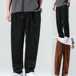 Men's Pants Sweatpants Trouser Streetwear Sporty Trousers Full Length Elastic Waist