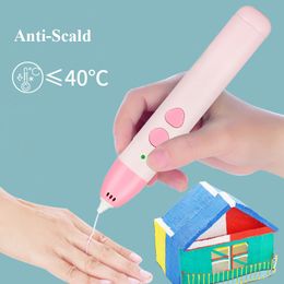 Other Printer Supplies Arrival 3D Pencil Anti Scald Low Temperature DIY Painting PCL Filament Gift for Kids Christmas Year 221114