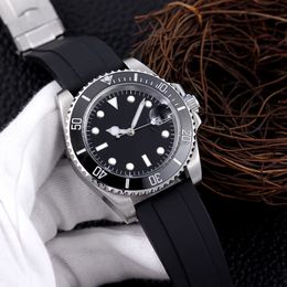 Ceramic Bezel Watch Mens Watches Automatic Mechanical Watch 42mm Fashion Rubber Business Wristwatch Montre De Luxe
