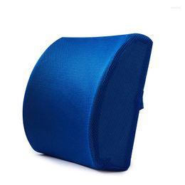 Pillow Breathable Lumbar Memory Foam Car Support Massage Waist Seat For Office Home Chair