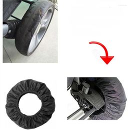 Stroller Parts Wheel Cover Black Baby Cart Umbrella Car Anti-dirty Dust-proof High Quality Simple Solid Color Portable Covers