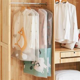 Storage Boxes Transparent Clothes Cover Hanging Dust Protector Dustproof Garment Dress Bag Suit