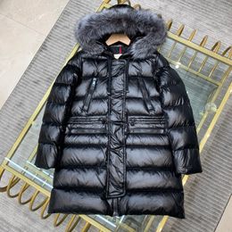 Women s Winter Jackets White Duck Down Jacket Woman Long Puffer Coat Thick Warm Women Real Wolf Fur Collar Coats Hooded Waterproof jacketstop iffcoat