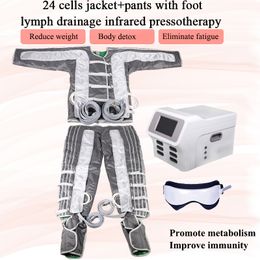 Pressotherapy lymphatic drainage machine infrared body shaping machines 5 working modes