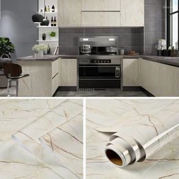 Wallpapers Self-adhesive Waterproof PVC Marble Pattern Contact Wallpaper Bathroom Kitchen Table Furniture Countertop Renovation