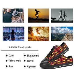 Men Stitch Shoes Custom Sneakers Hand Paint Canvas Women Fashions Black Blue Low Cut Breathable Walking Jogging Trainers