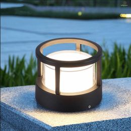 Outdoor Garden Post Lawn Light Pillar Lamp Stigma Waterproof Community Villa Fence Courtyard Landscape