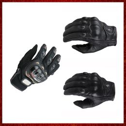 ST89 Motorcycle Gloves Leather Genuine Sheepskin Motocross Motorbike Biker Racing Car Riding Moto Gloves Men