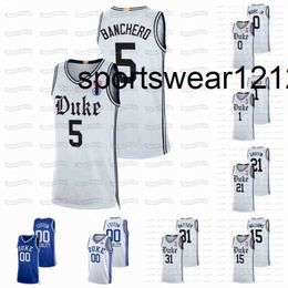 stitched 2021 22 Ncaa Basketball Jersey Paolo Banchero Wendell Moore Jr Trevor Keels Mark Williams Jeremy Roach Joey Baker A J