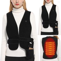 Hunting Jackets Sleeveless 3D Cutting Women Men USB Heated Winter Waistcoat Thermal Clothing