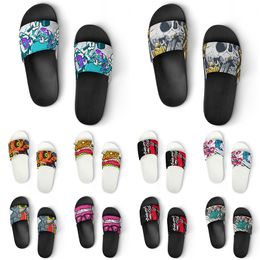 Custom Shoes PVC Slippers Men Women DIY Home Indoor Outdoor Sneakers Customised Beach Trainers Slip-on color316