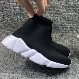 Kids Shoes Speed Sneaker High Designer Boys Black Trainers Girl Baby Kid Youth Toddler Infants Athletic Outdoor Sock Shoe