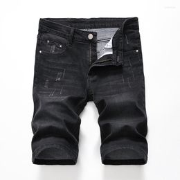 Men's Jeans Big Size Summer Men Fashion Hole Ripped Distressed Casual Shorts Trousers Straight Denim Male Clothing